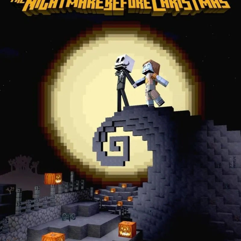 Minecraft: The Nightmare Before Christmas Mash-up