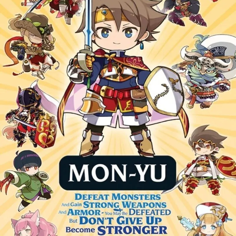 Mon-Yu: Defeat Monsters And Gain Strong Weapons And Armor. You May Be Defeated, But Don’t Give Up. Become Stronger. I Believe There Will Be A Day When The Heroes Defeat The Devil King.