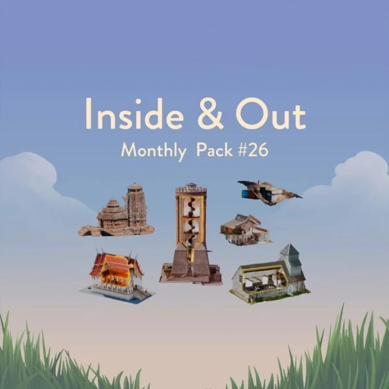 Puzzling Places: Monthly Pack #26 – Inside &amp; Out