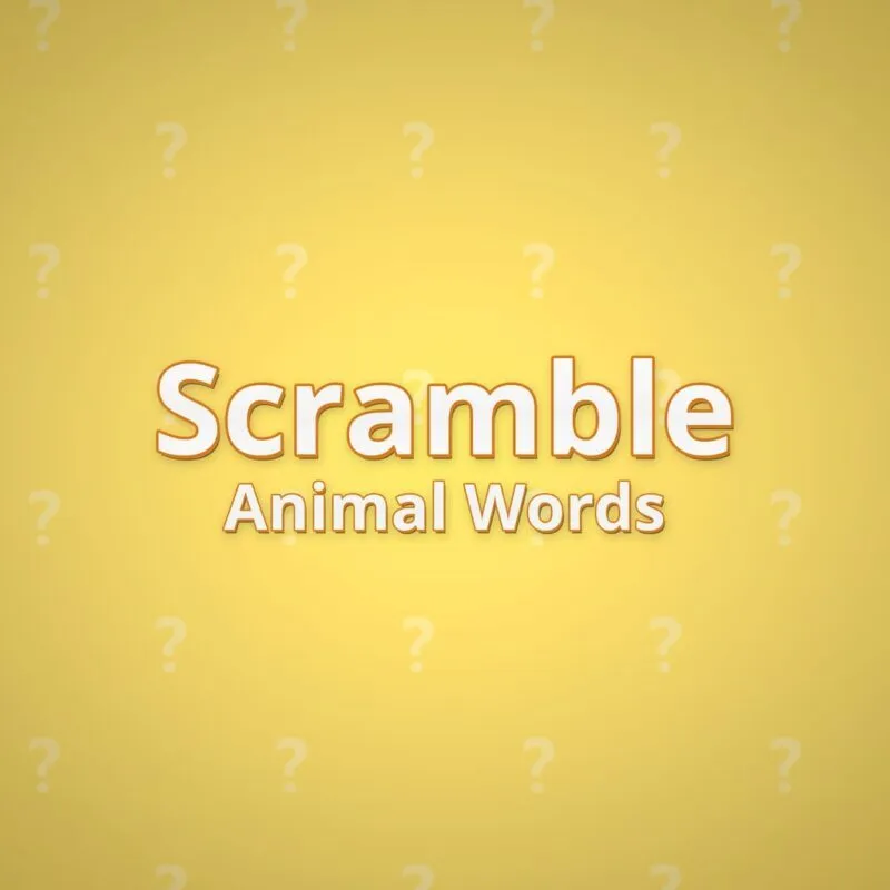Scramble Animal Words