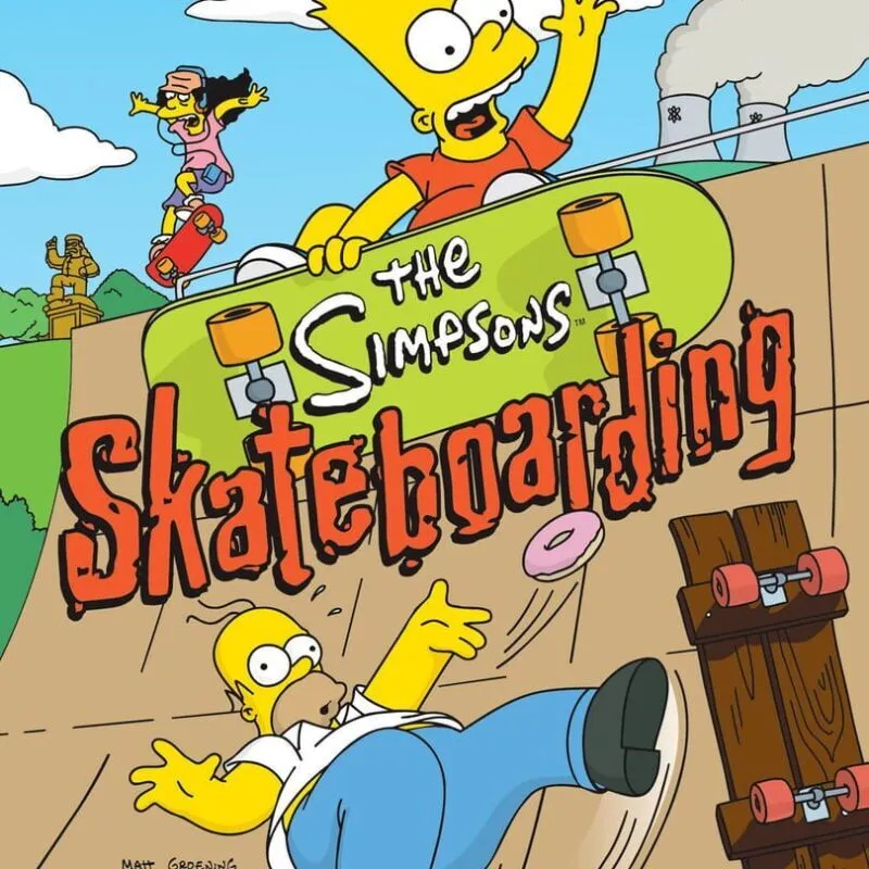 The Simpsons Skateboarding