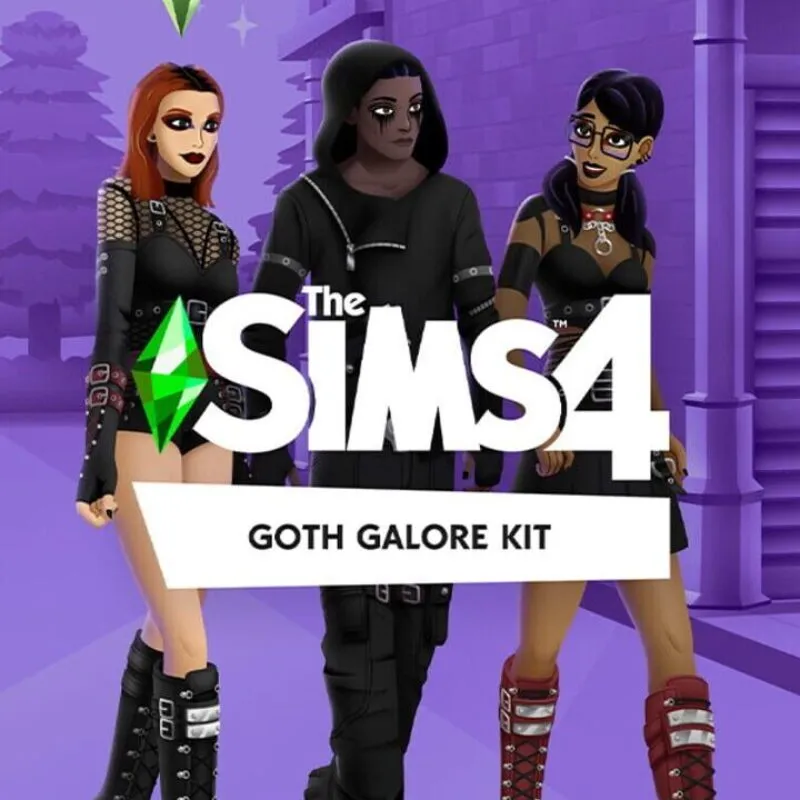 The Sims 4: Goth Galore Kit