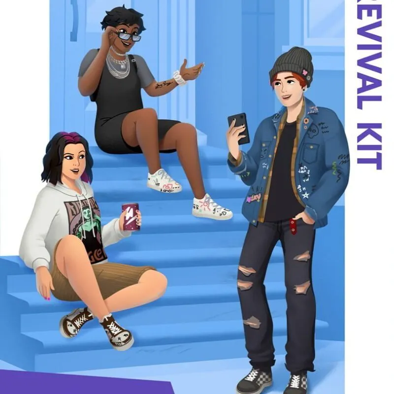 The Sims 4: Grunge Revival Kit