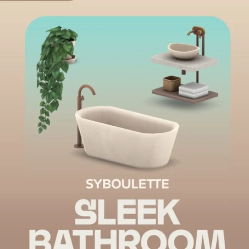 The Sims: 4 Sleek Bathroom Kit