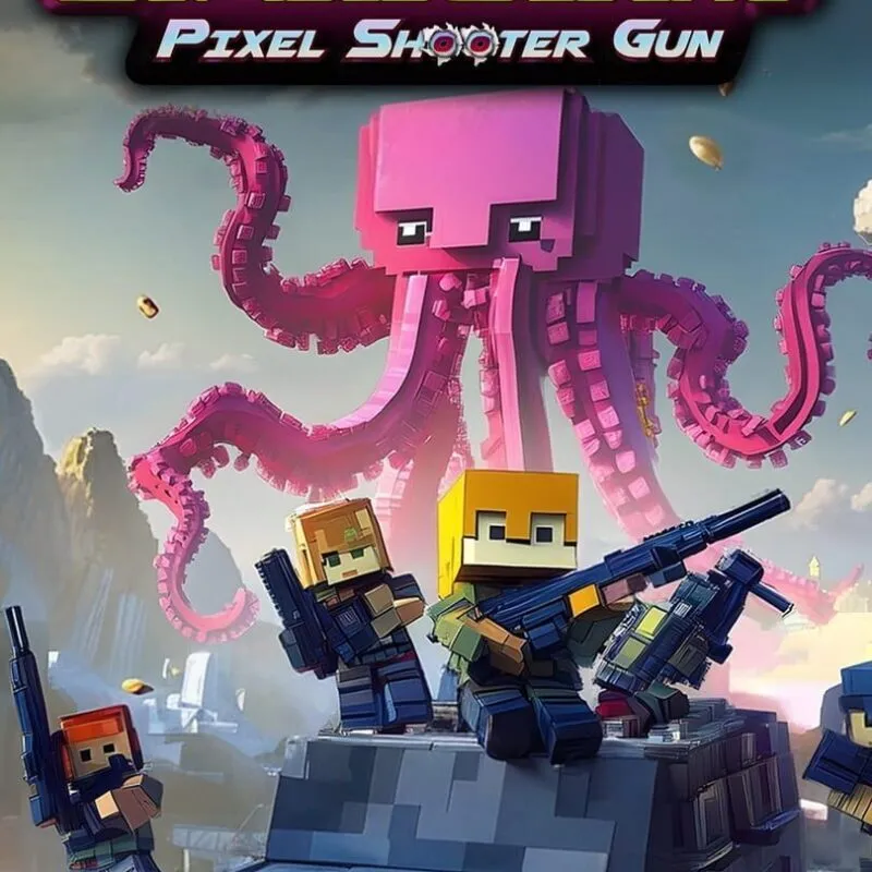 Zombie Blocks: Pixel Shooter Gun