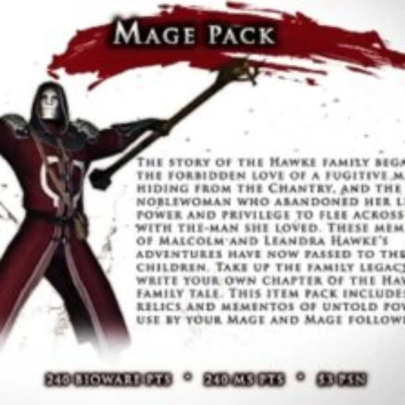 Dragon Age II: Mage Item Pack