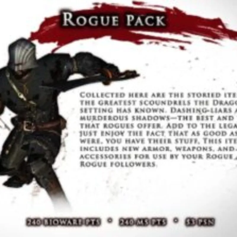 Dragon Age II: Rogue Item Pack