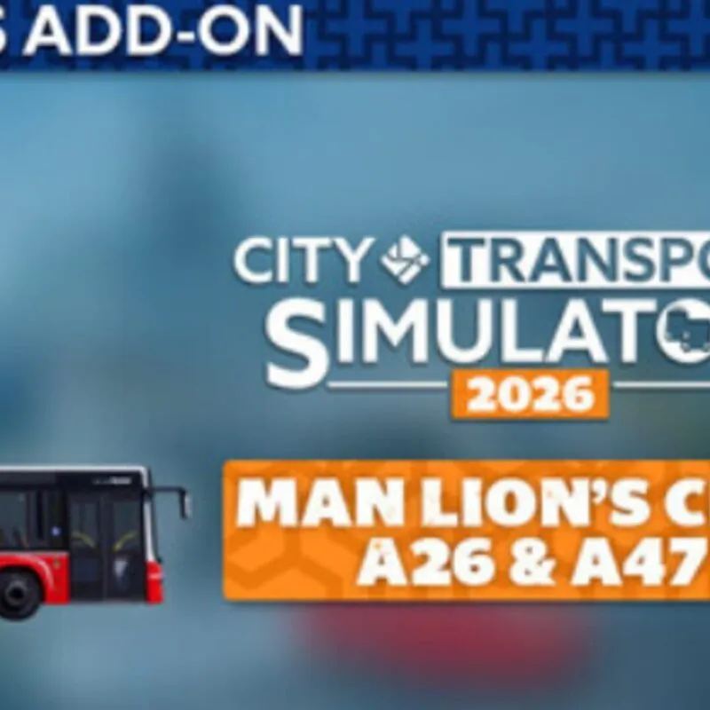 City Transport Simulator 2026: Bus DLC – MAN Lion’s City A26 & A47