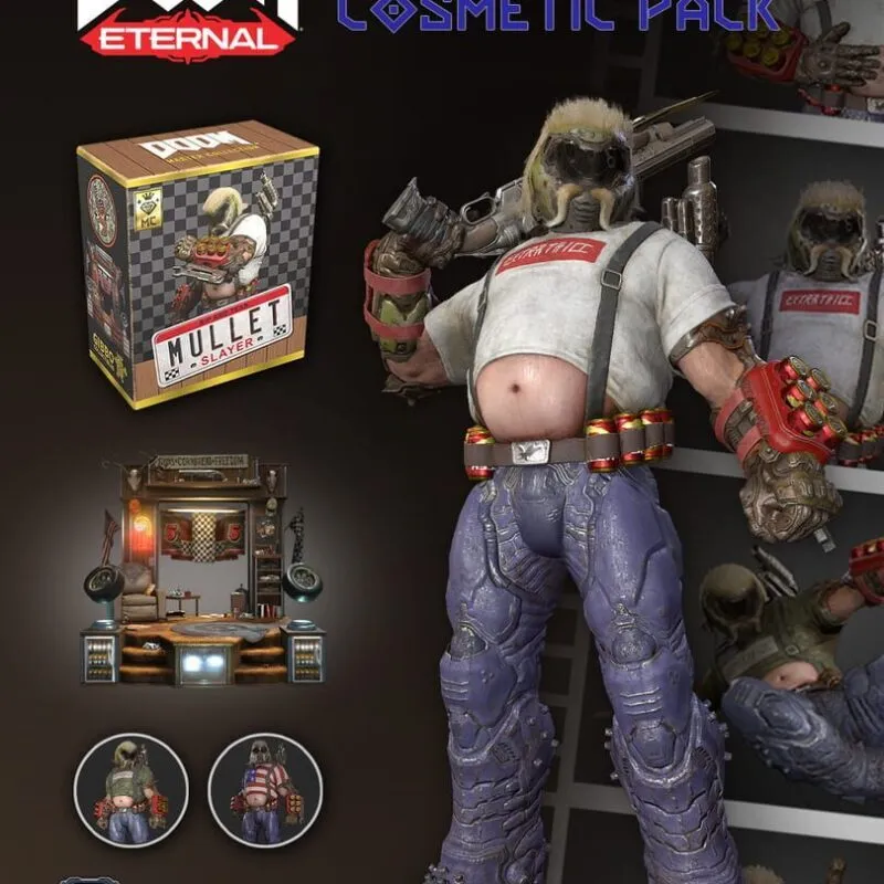 Doom Eternal: Mullet Slayer Master Collection Cosmetic Pack