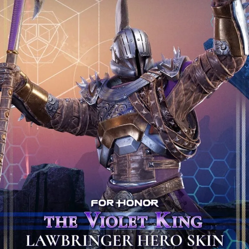 For Honor: The Violet King – Lawbringer Hero Skin