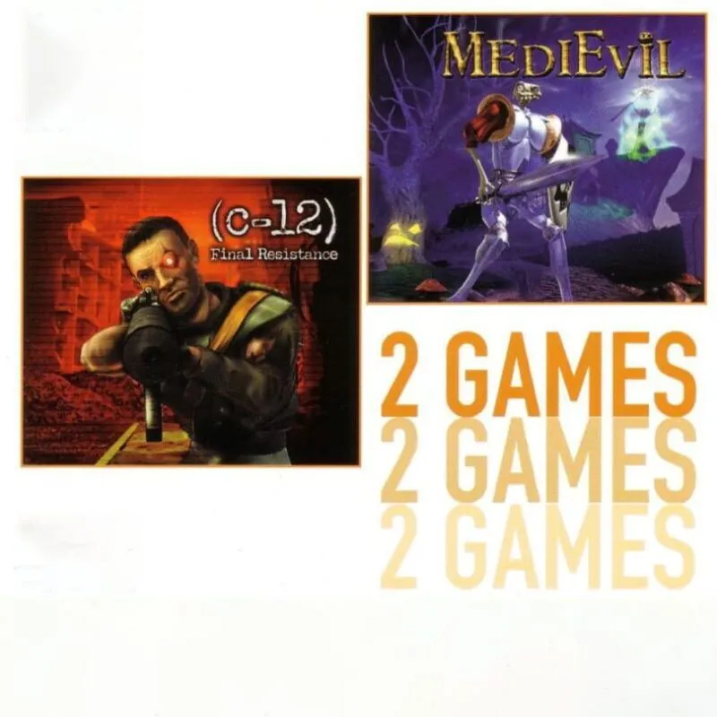 2 Games I MediEvil &amp; C-12: Final Resistance
