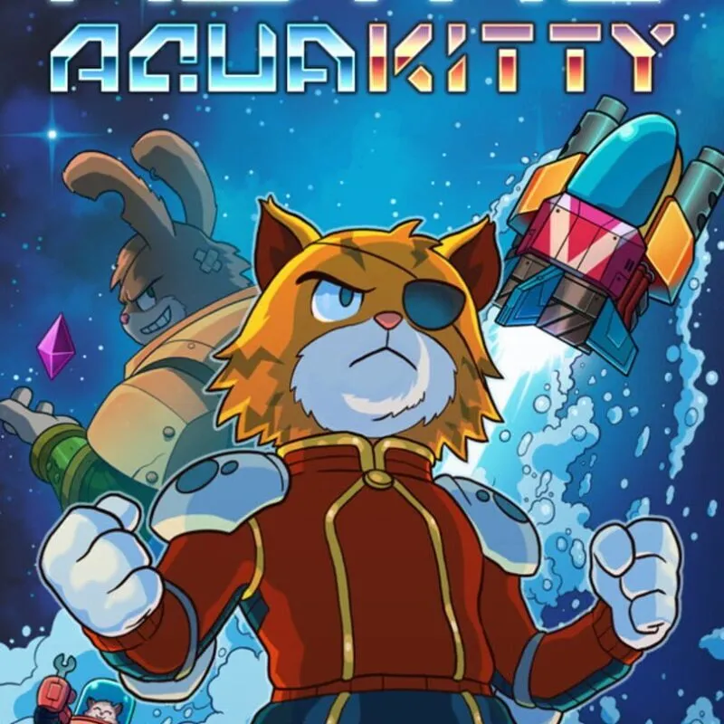Astro Aqua Kitty