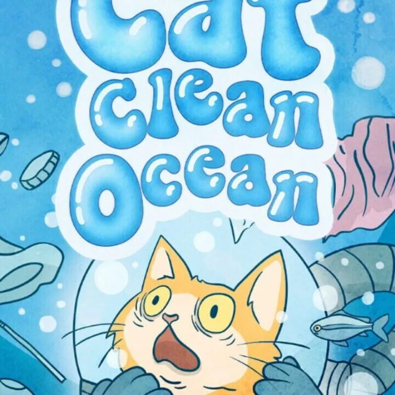 Cat Clean Ocean